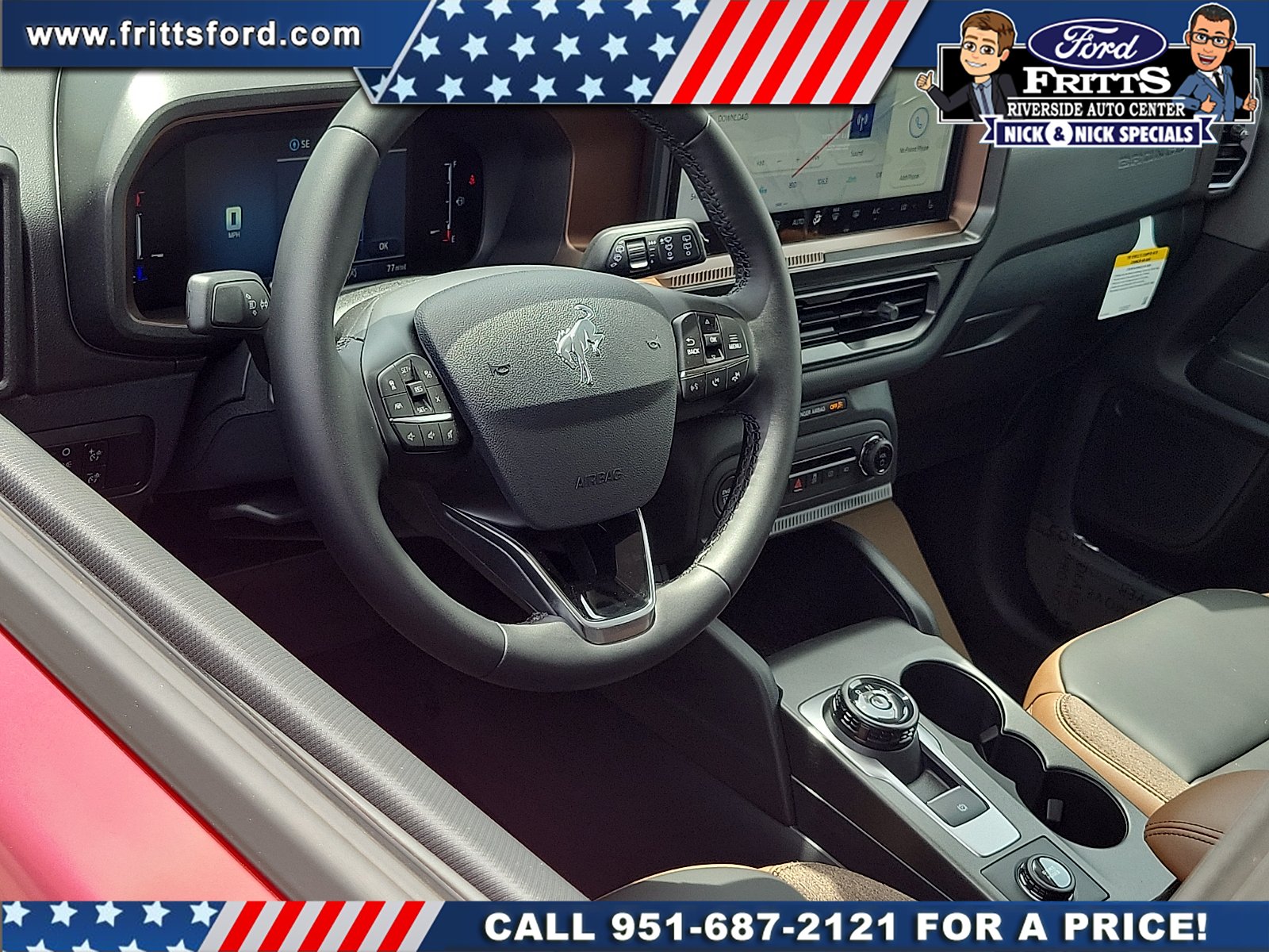New 2026 Ruby Red Metallic Tinted Clearcoat Ford Outer Banks® image 3