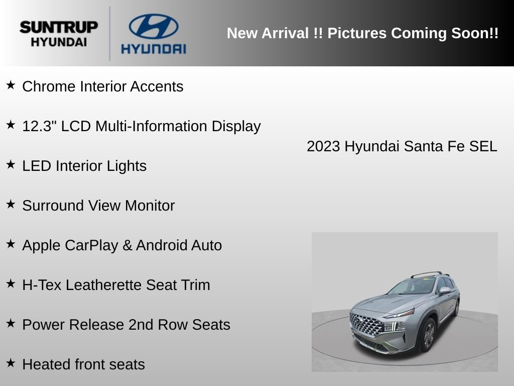 Used 2023 Shimmering Silver Pearl Hyundai SEL image 10
