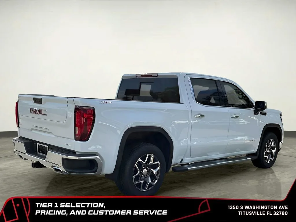 New 2026 Glacier White Tricoat GMC SLT image 12
