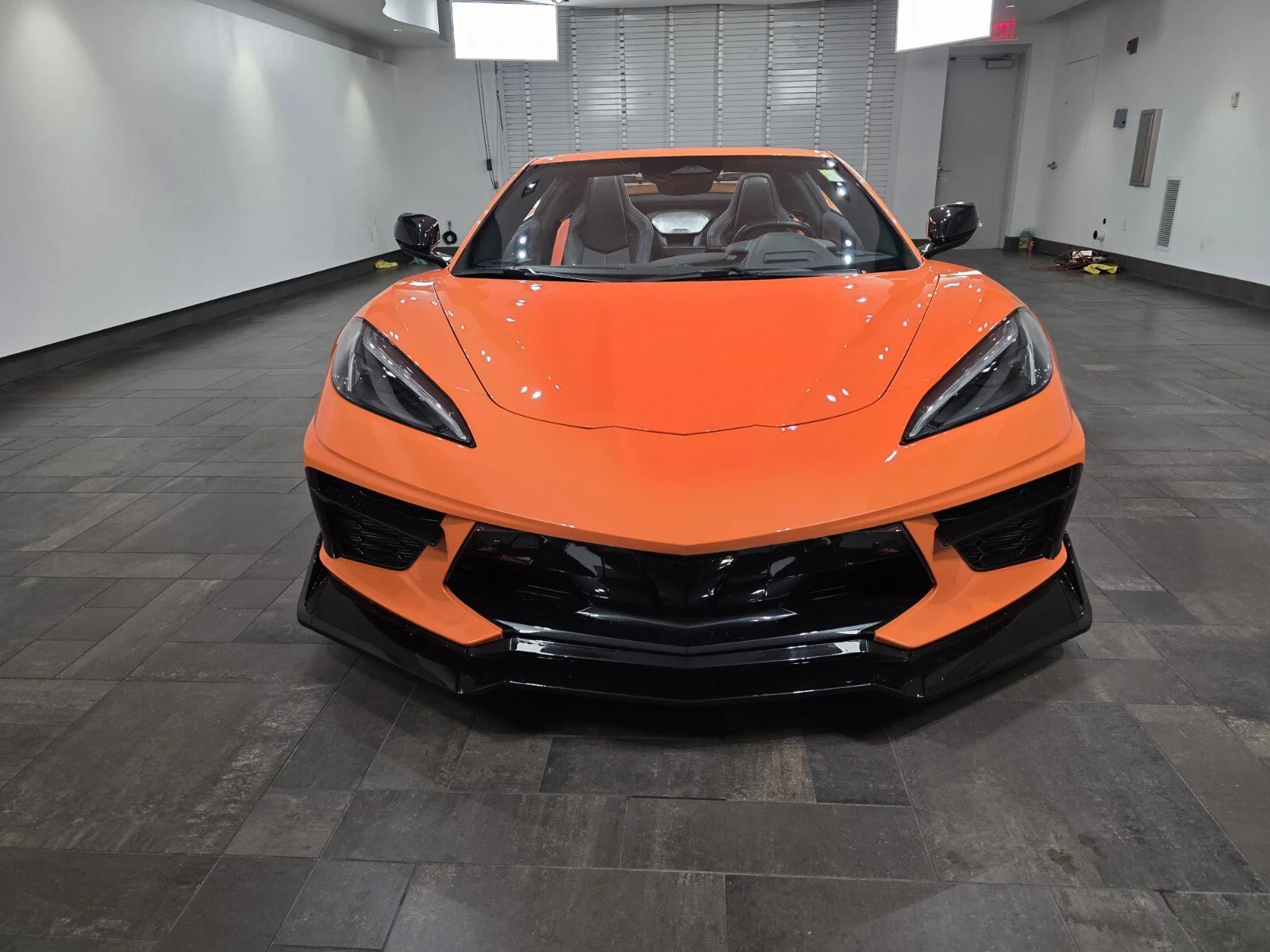 Used 2024 Amplify Orange Tintcoat Chevrolet Stingray Convertible 2LT image 2