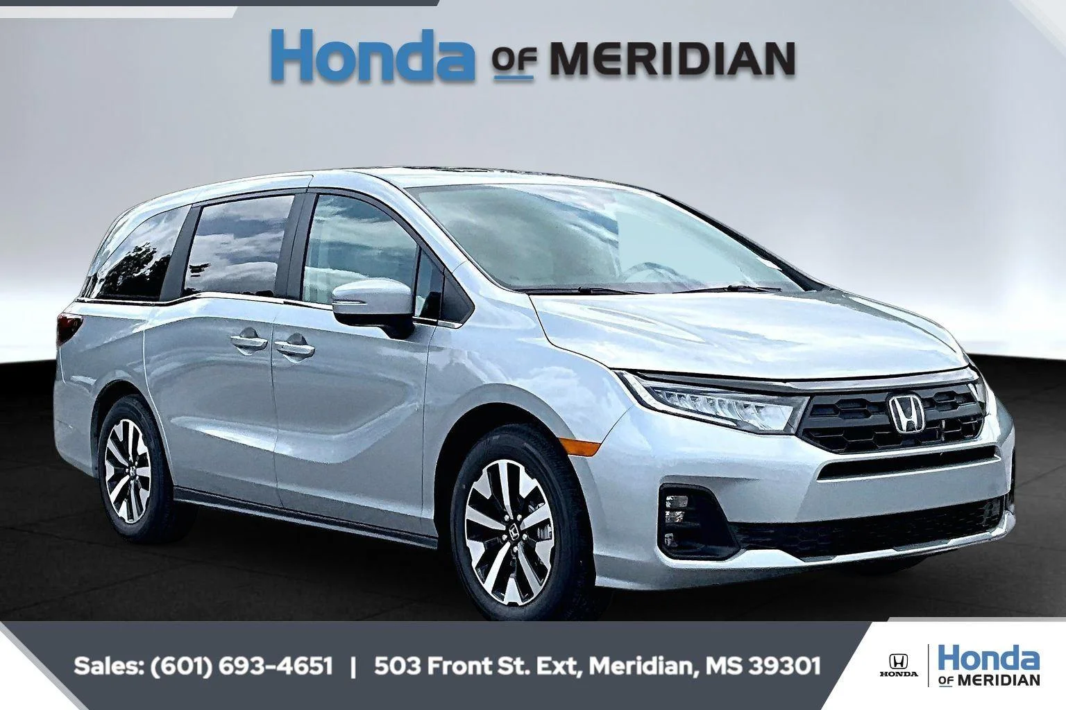 New 2026 Solar Silver Metallic Honda EX-L image 1
