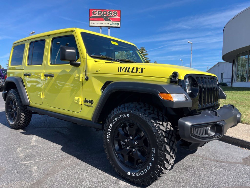 Used 2022 High Velocity Clearcoat Jeep Unlimited Willys image 49