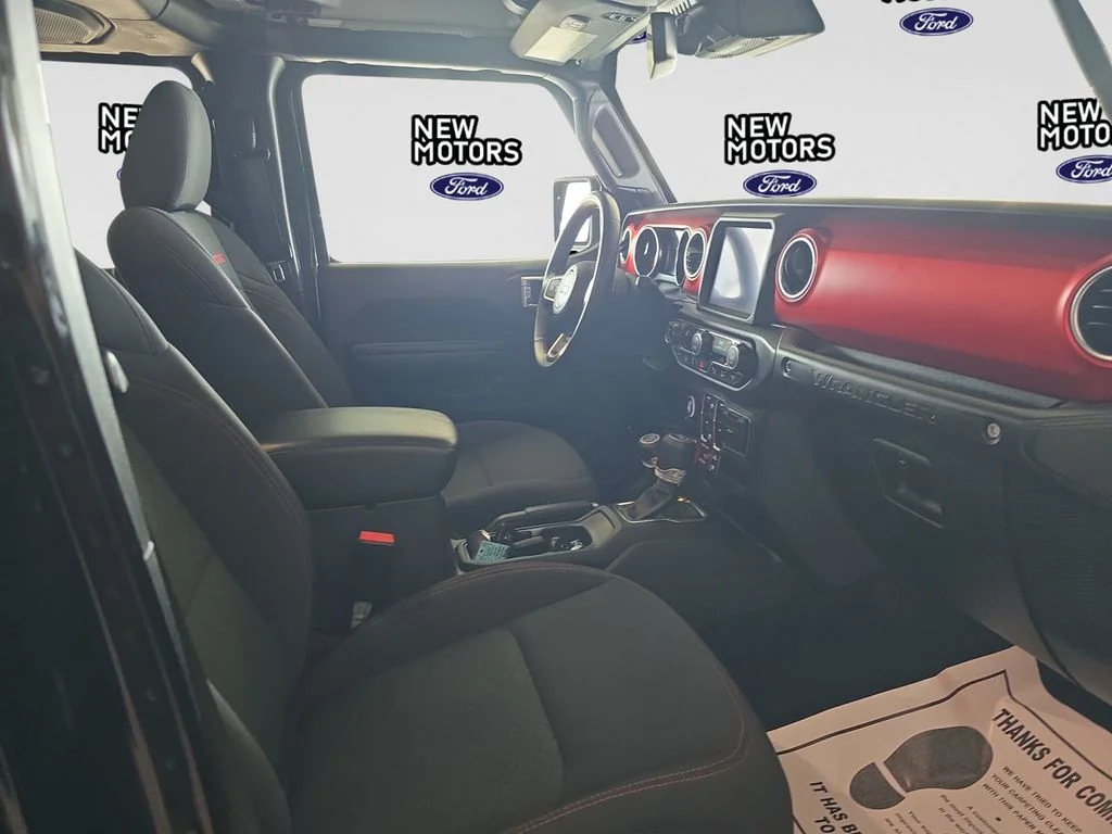 Used 2021 Black Clearcoat Jeep Unlimited Rubicon image 15