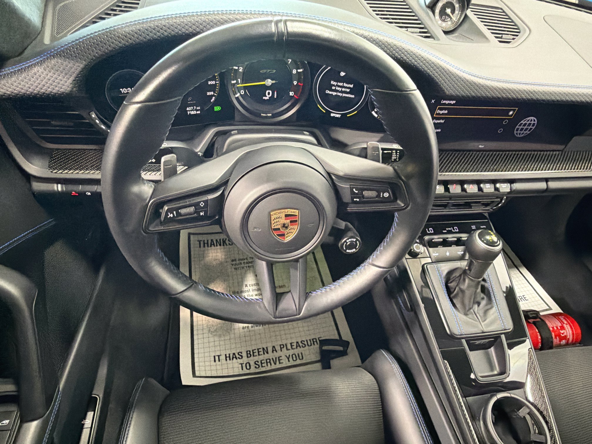 Certified Used 2023 Shark Blue Porsche GT3 w/Touring Package image 34