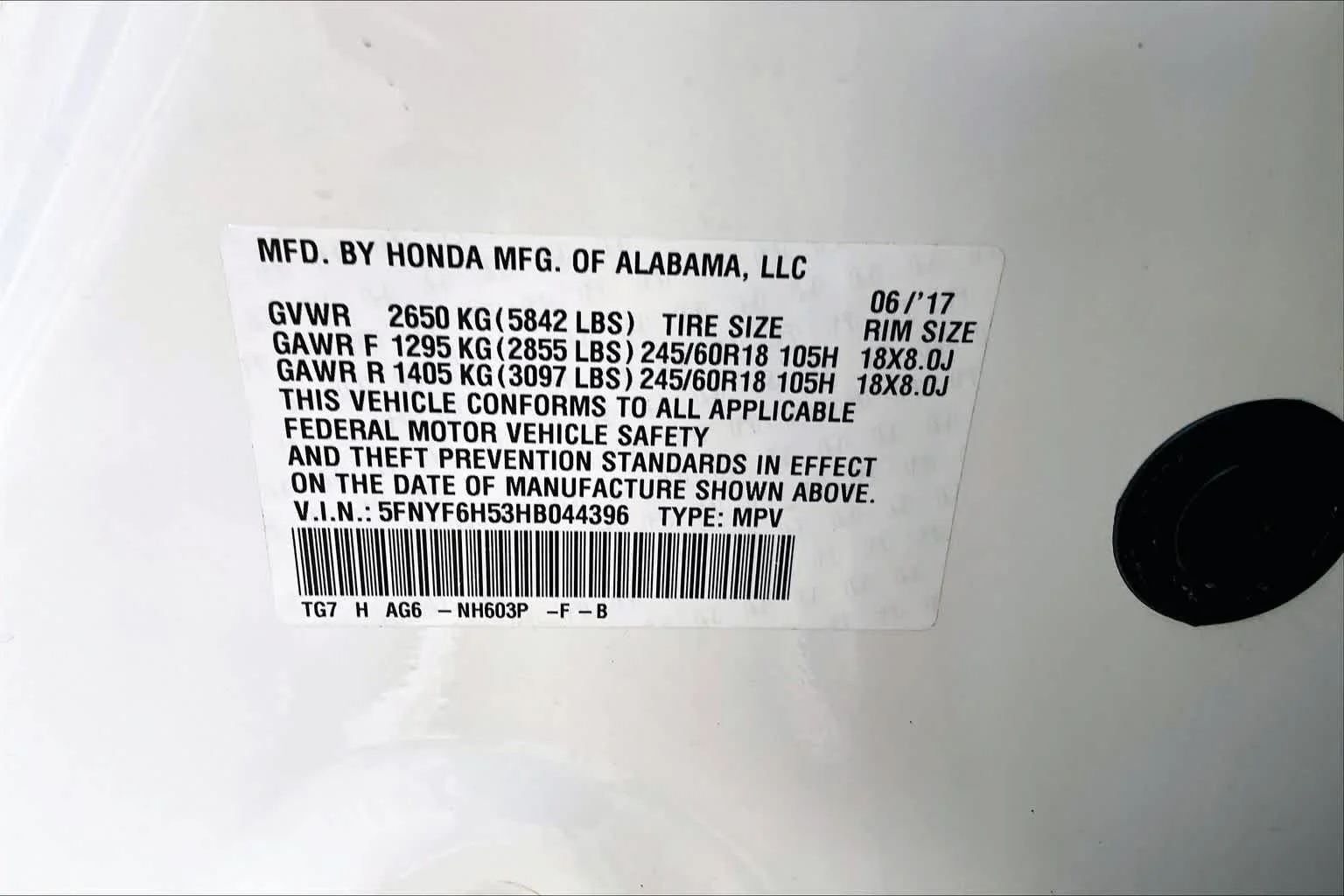 Used 2017 White Diamond Pearl Honda EX-L image 35