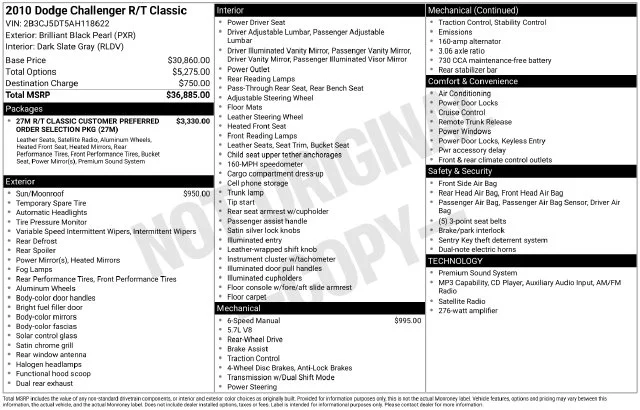 Used 2010 Brilliant Black Crystal Pearlcoat Dodge R/T image 14