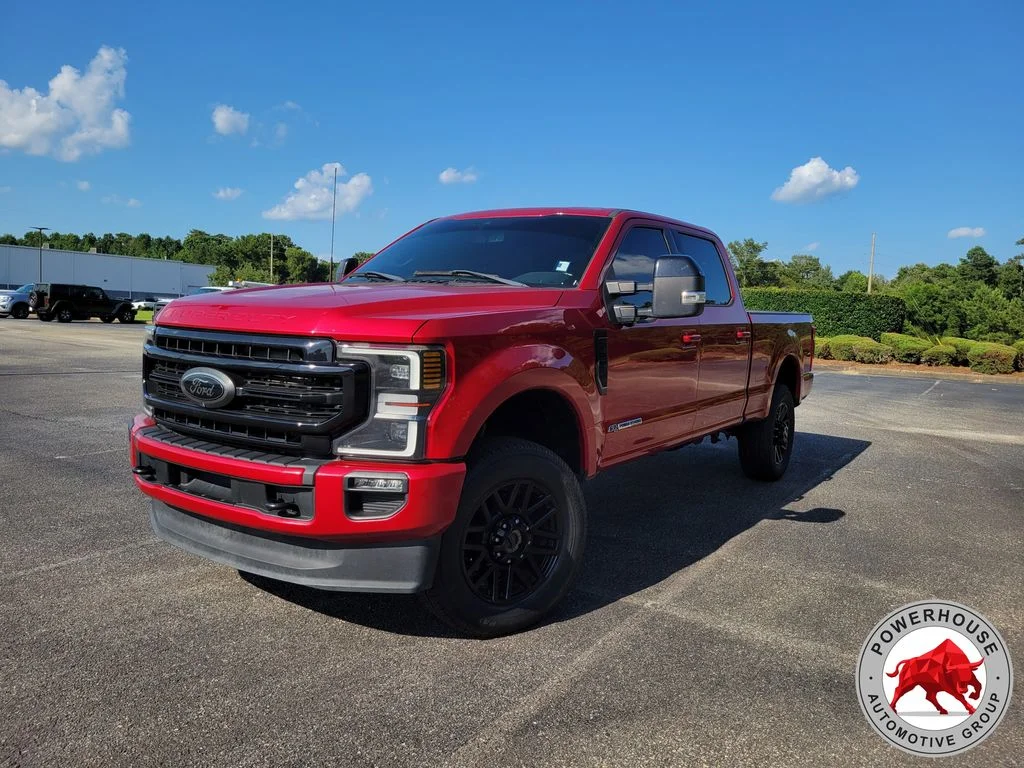 Used 2022 Red Ford Lariat image 1
