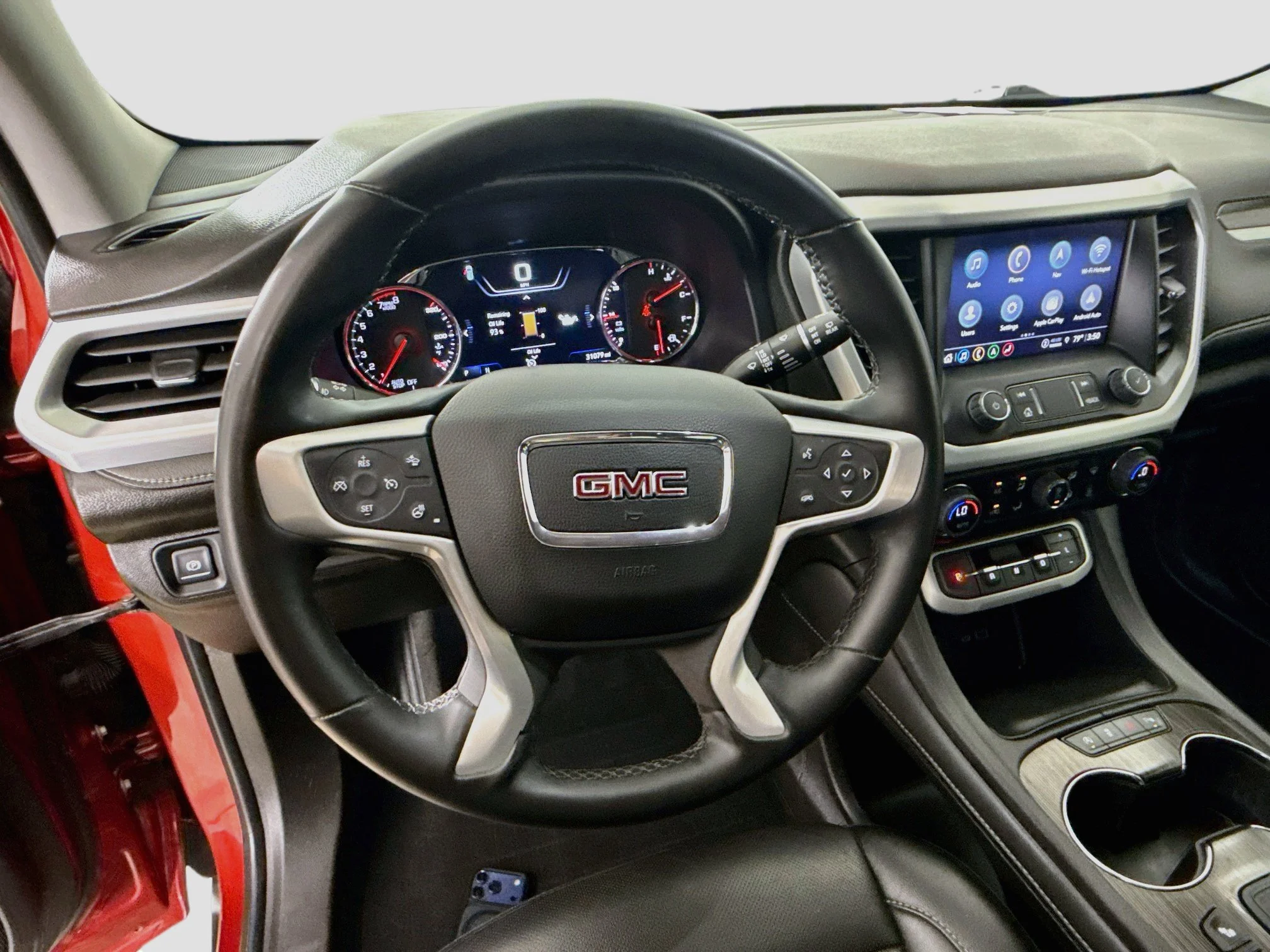 Used 2023 Volcanic Red Tintcoat GMC SLT image 13