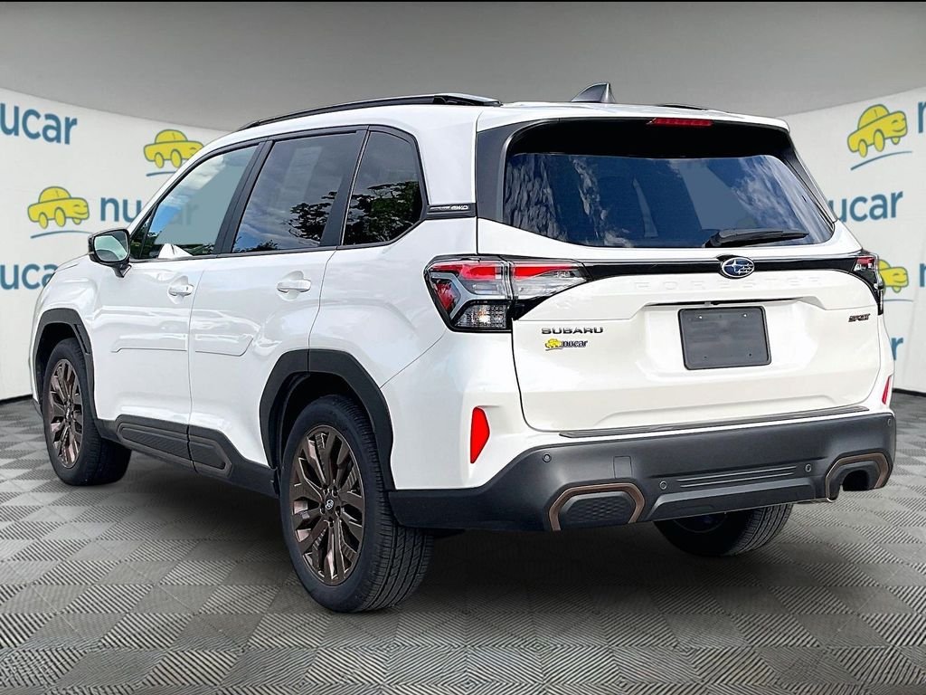 Used 2025 Crystal White Pearl Subaru Sport image 4