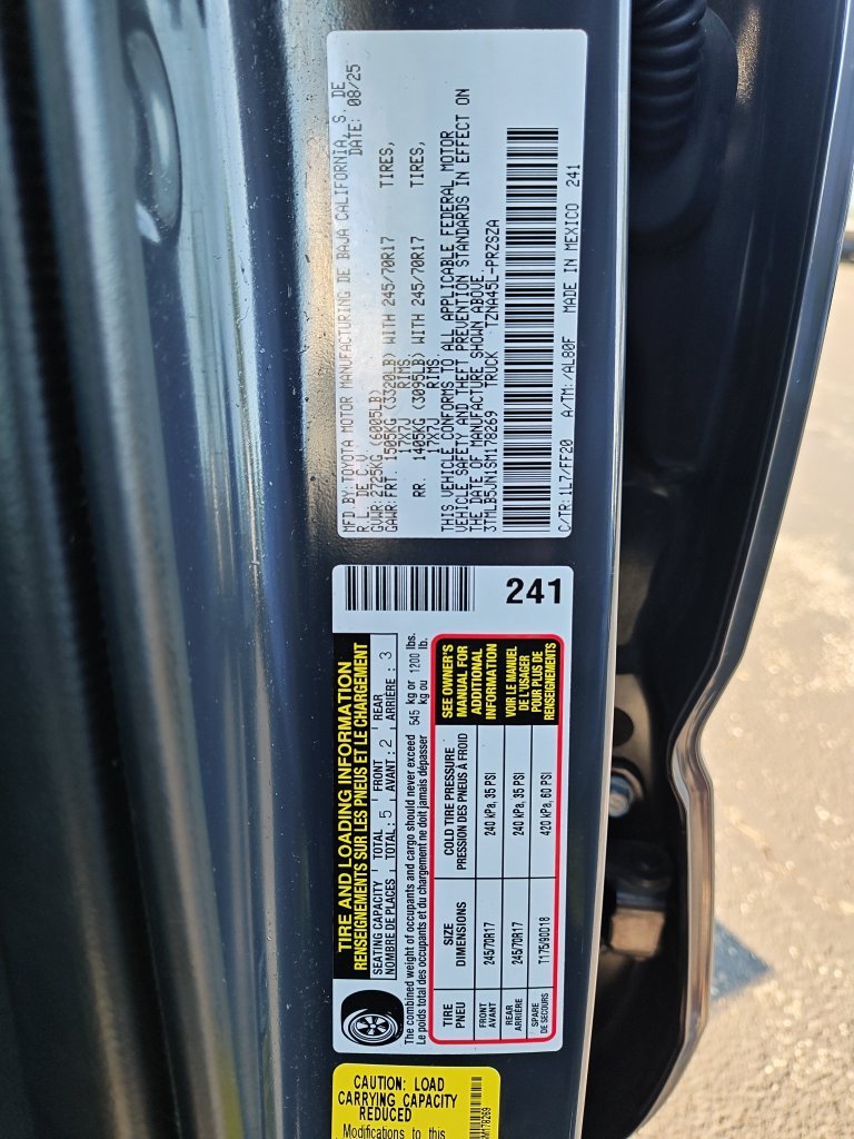 Used 2025 Black Toyota SR5 image 26