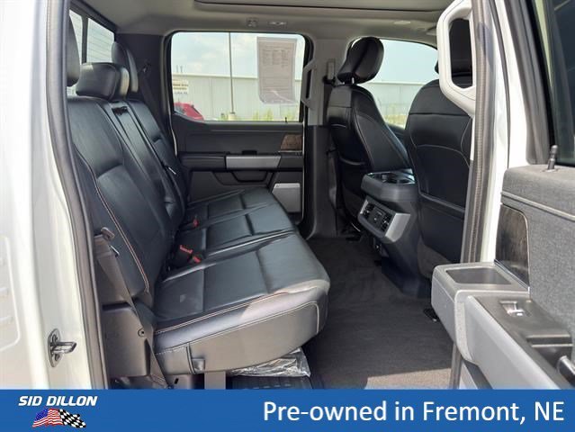 Used 2024 Star White Metallic Tri-Coat Ford LARIAT image 19