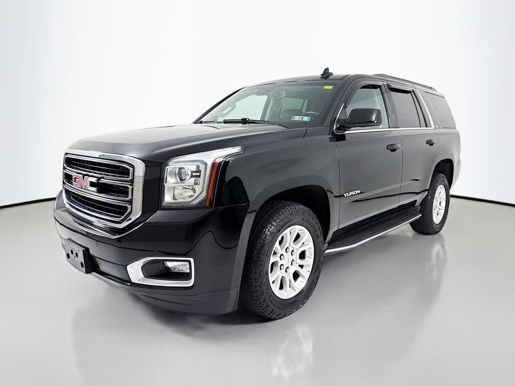 Used 2017 Onyx Black GMC 4WD 4dr SLT image 3