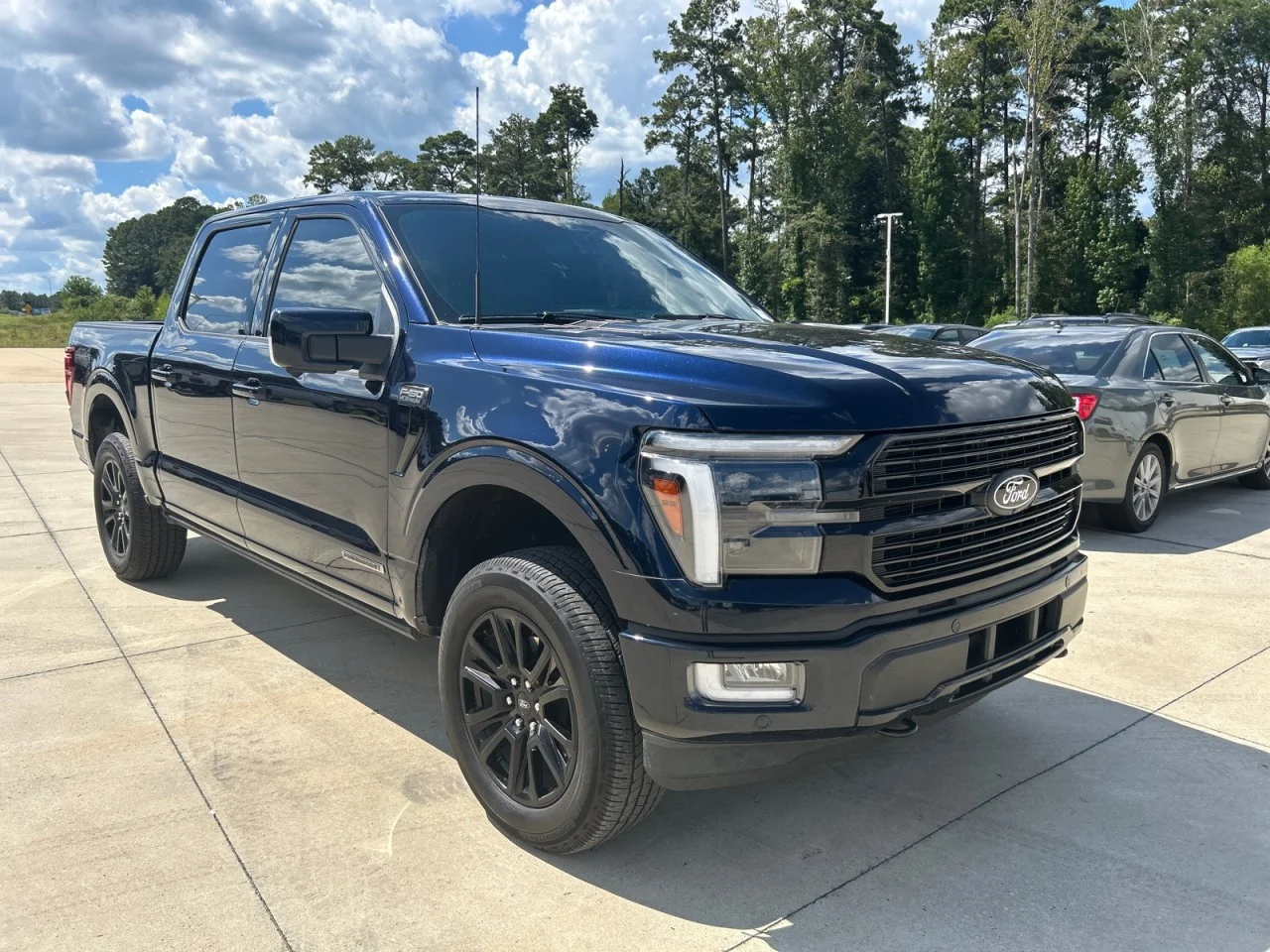 Used 2024 Blue Ford Platinum image 2