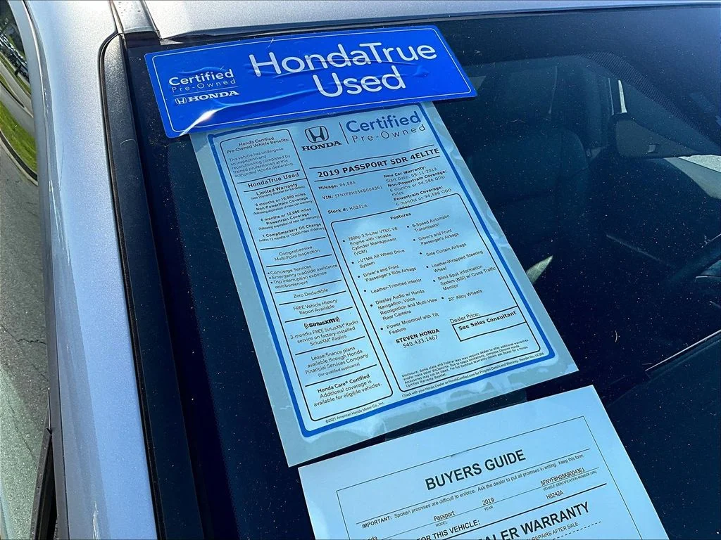 Certified Used 2019 Lunar Silver Metallic Honda Elite image 39