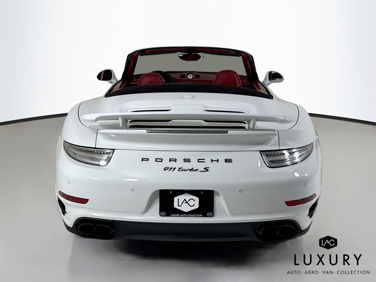 Used 2015 White Porsche Turbo S Cab image 7
