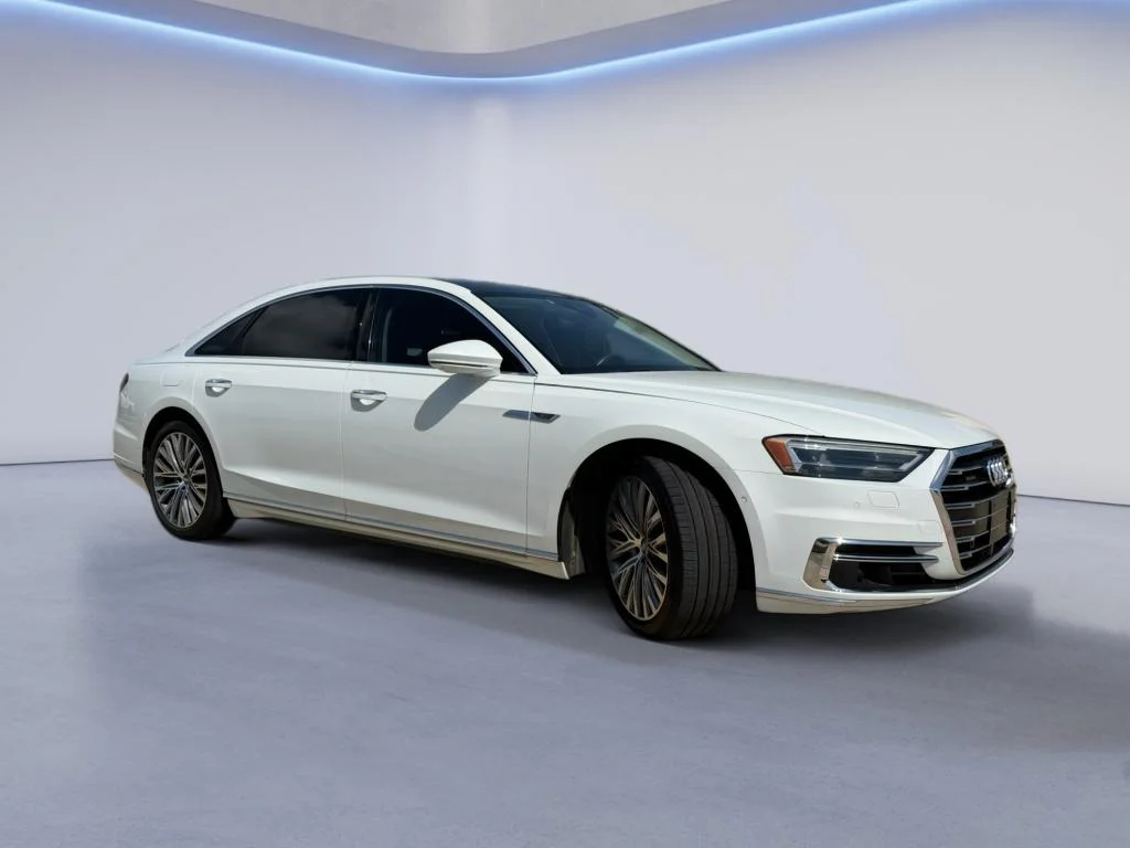 Used 2019 Glacier White Metallic Audi L 55 (Tiptronic) (No Longer Available Fo image 8