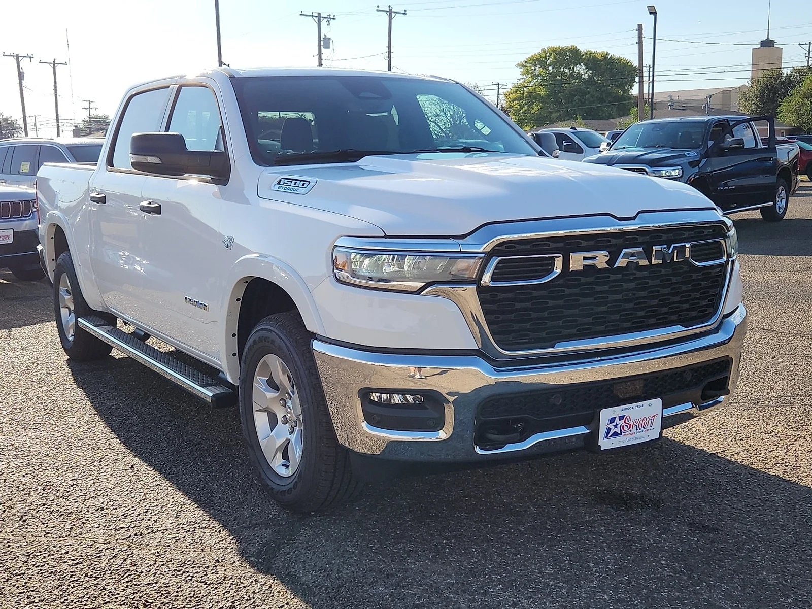 New 2026 PW7 Bright Whit Ram LONE STAR CREW CAB 4X4 5