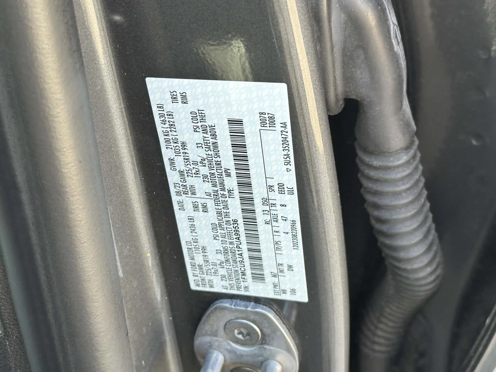 Used 2023 Carbonized Gray Metallic Ford Platinum image 26