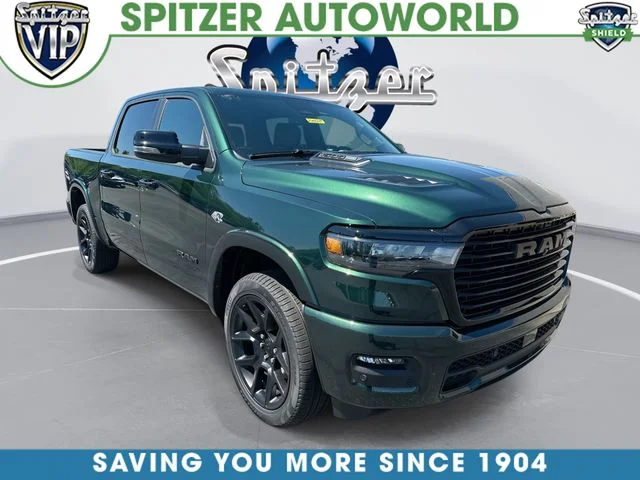 New 2026 Serrano-Green Metallic Exterior Paint RAM Laramie image 1