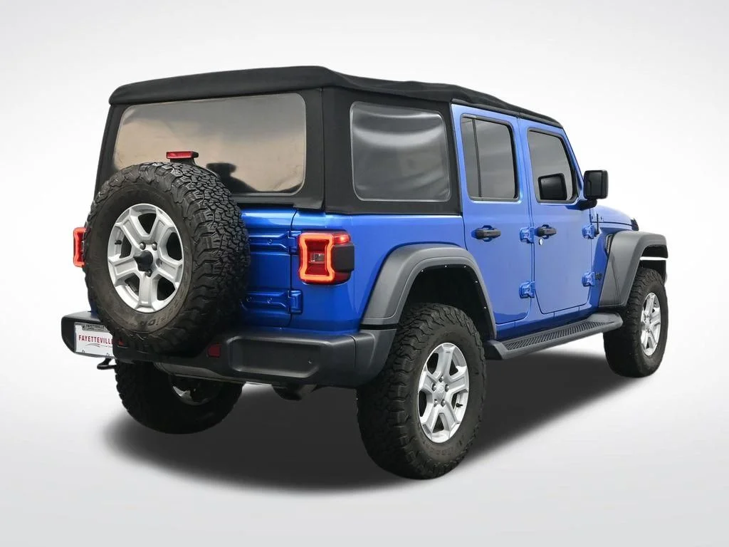 Used 2021 Blue Jeep Unlimited Sport S image 6
