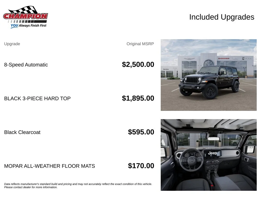 New 2026 Black Jeep Sport image 6