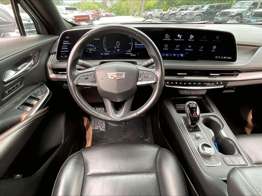Used 2024 Argent Silver Metallic Cadillac Premium Luxury image 16
