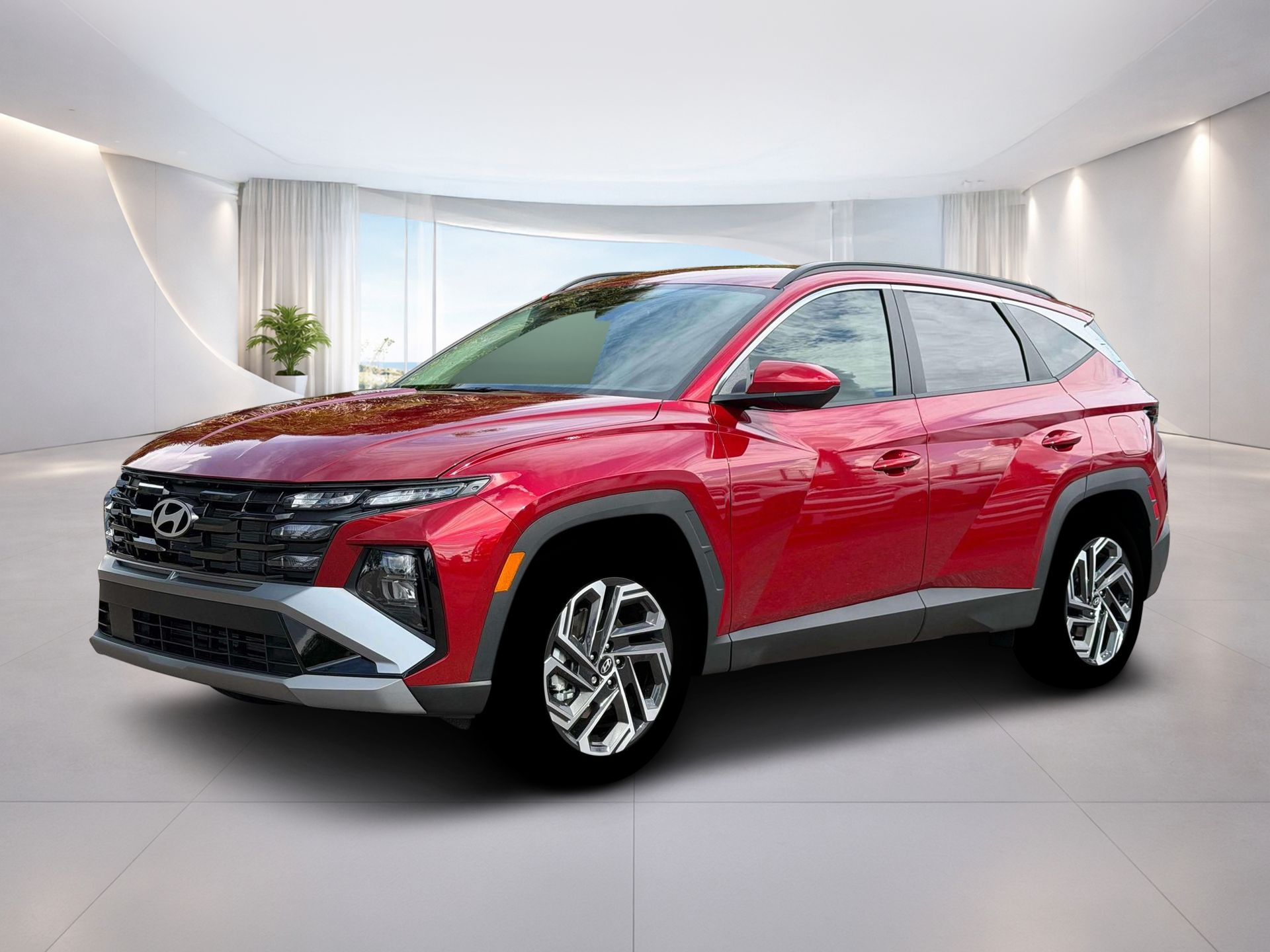 New 2026 Red Hyundai SEL Plus AWD image 2