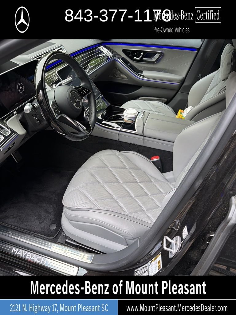 Certified Used 2024 Black Mercedes-Maybach Maybach S 580 image 3
