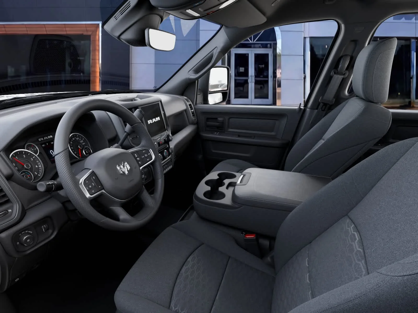New 2026 Diamond Black Crystal Pearlcoat Ram Tradesman image 22