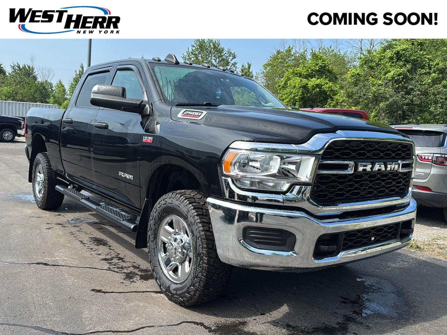 Used 2020 Diamond Black Crystal Pearlcoat Ram Tradesman image 1
