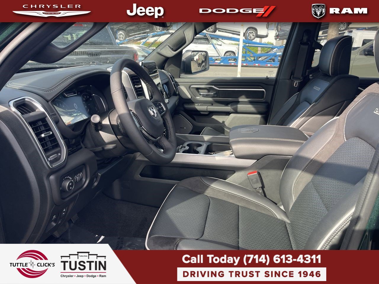 New 2026 Serrano-Green Metallic Exterior Paint RAM Laramie image 17