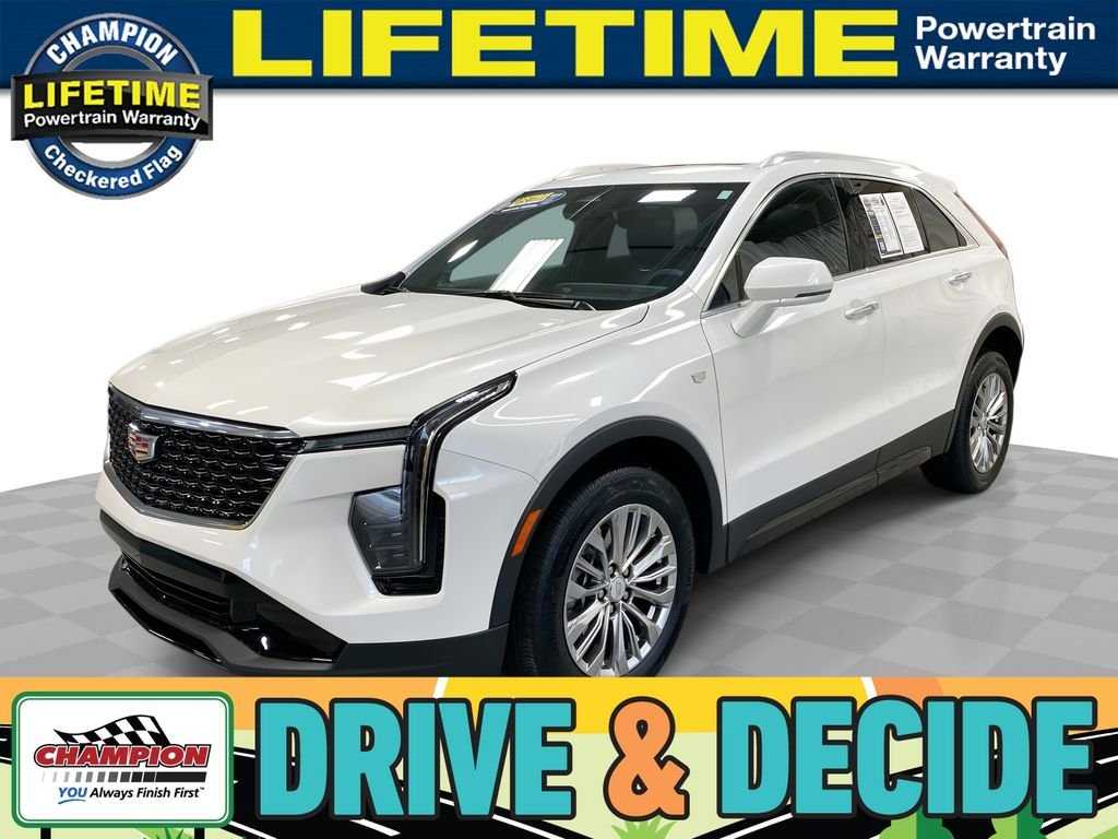 Used 2024 Crystal White Cadillac Premium Luxury image 1