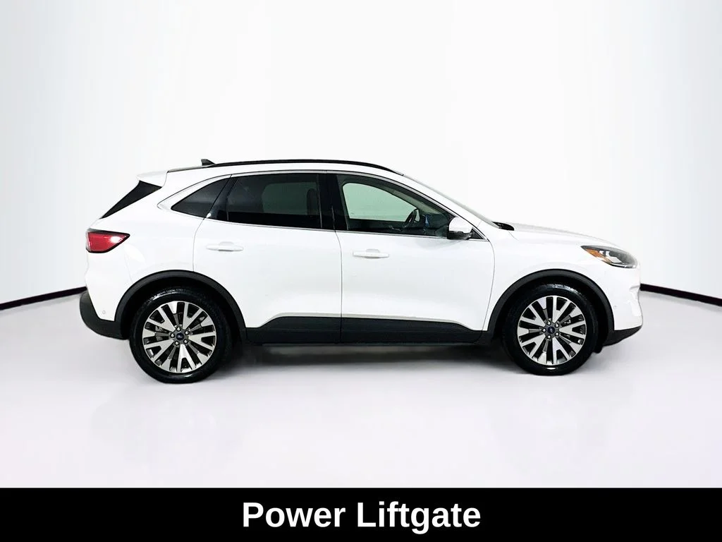 Used 2020 White Metallic Ford Titanium image 8