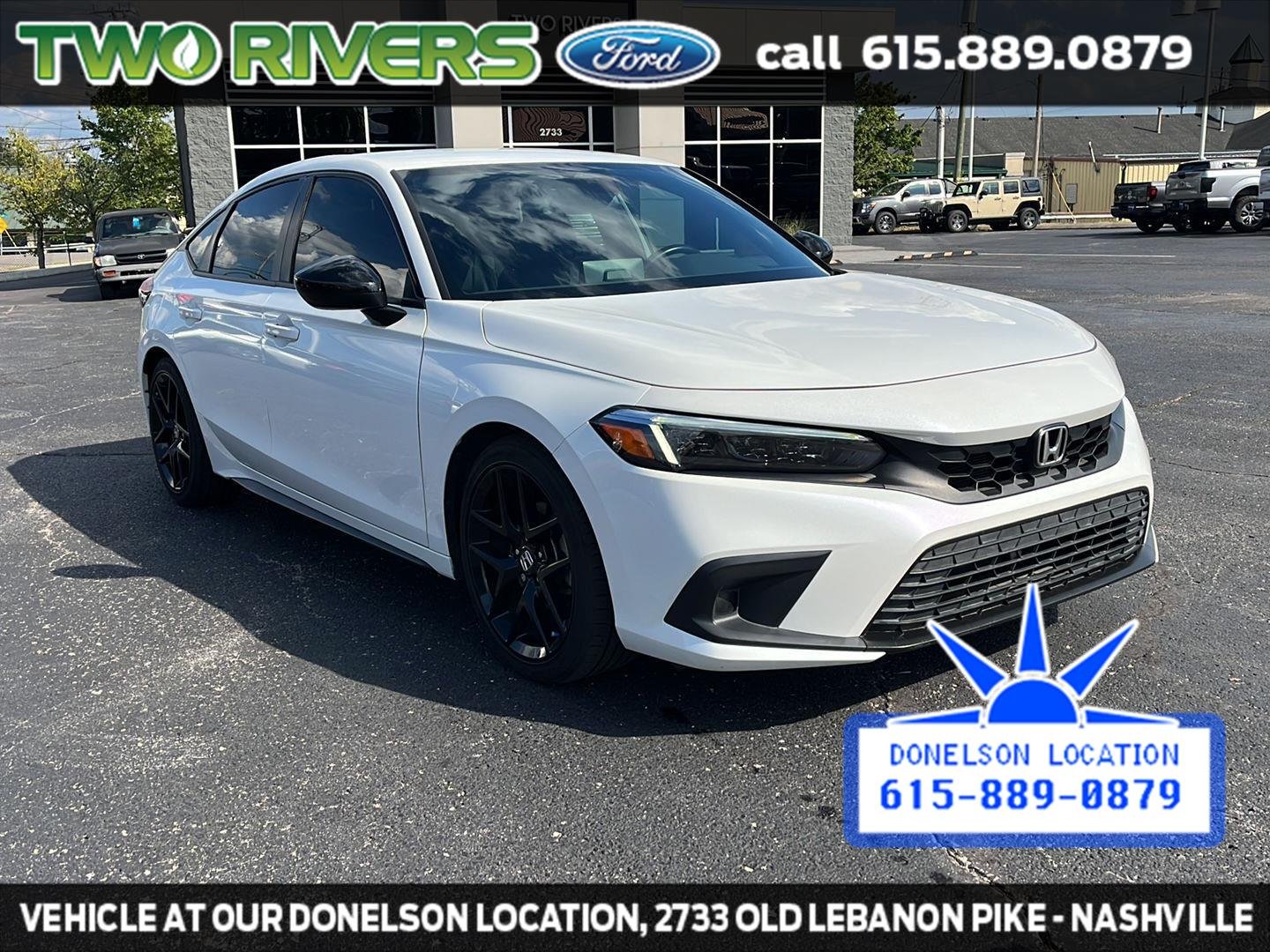 Used 2022 Platinum White Pearl Honda Sport image 2