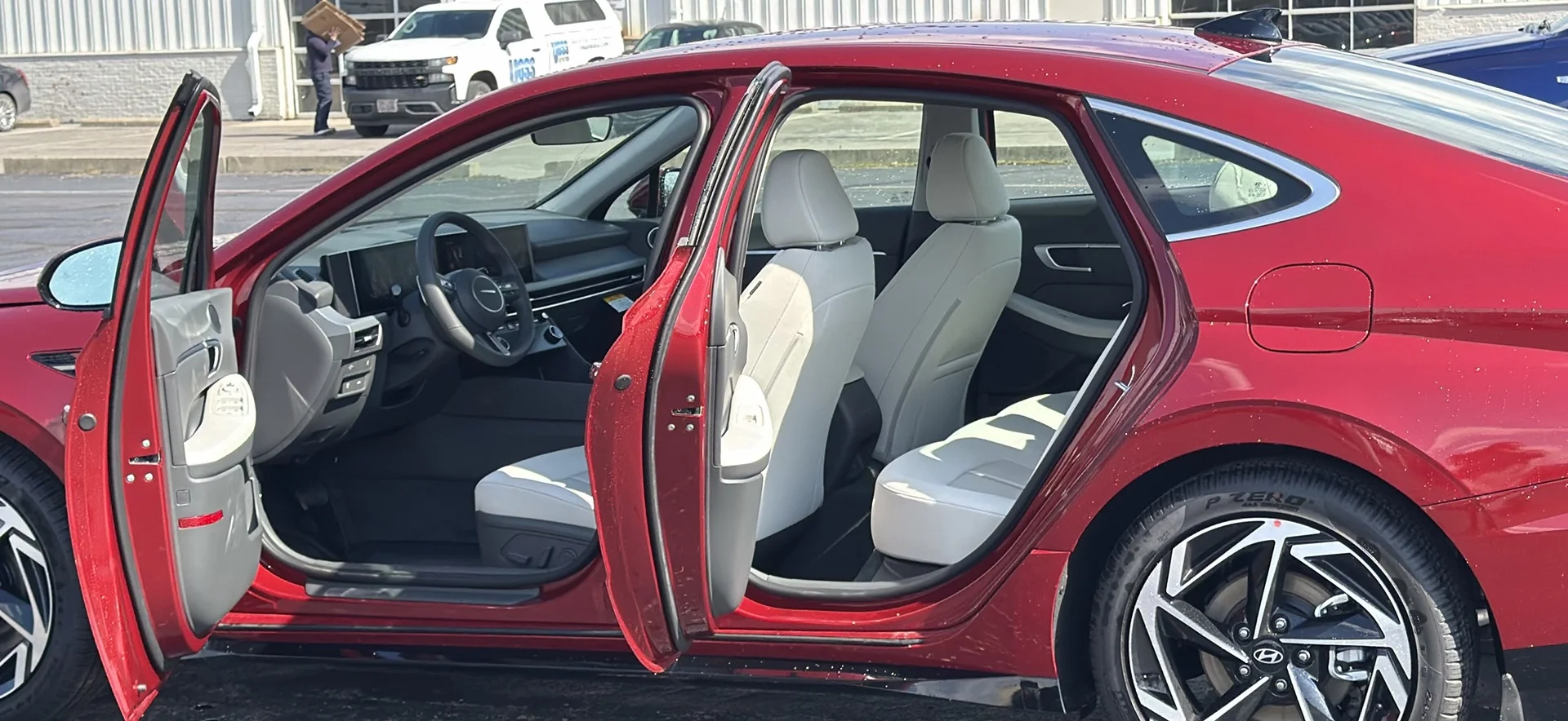 New 2026 Ultimate Red Metallic Hyundai SEL Sport image 10