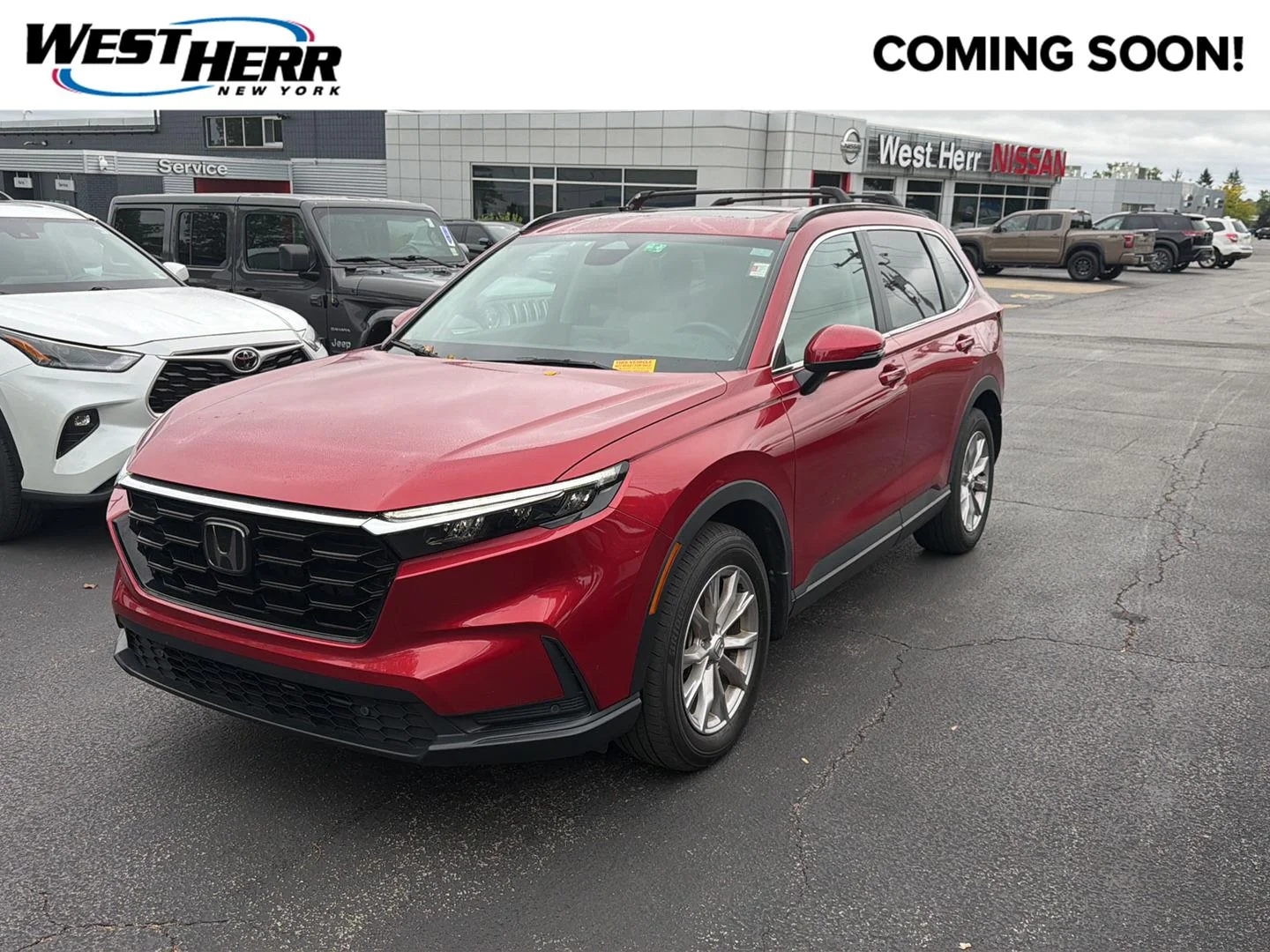 Used 2024 Radiant Red Metallic Honda EX-L image 1