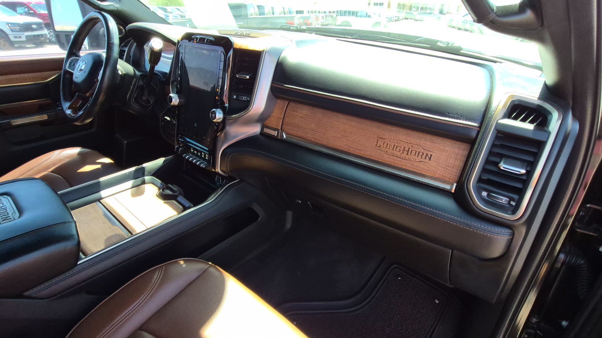 Used 2024 Diamond Black Crystal Pearlcoat Ram Longhorn image 31