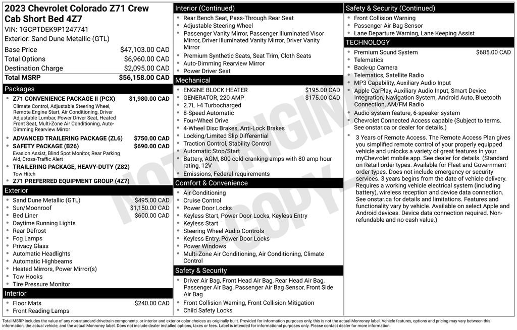 Used 2023  Chevrolet Z71 image 3