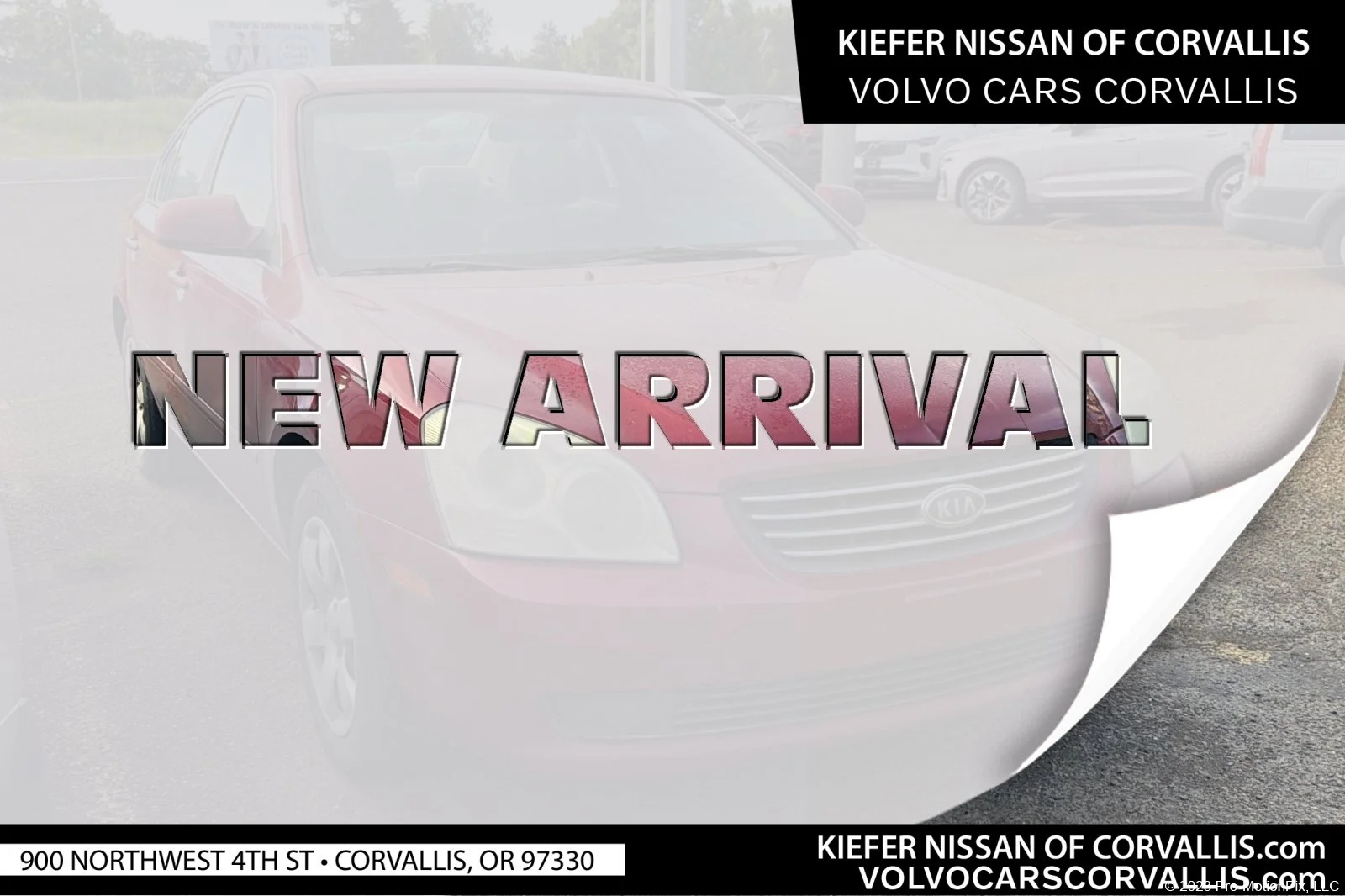 Used 2008 Ruby Red Kia LX image 1