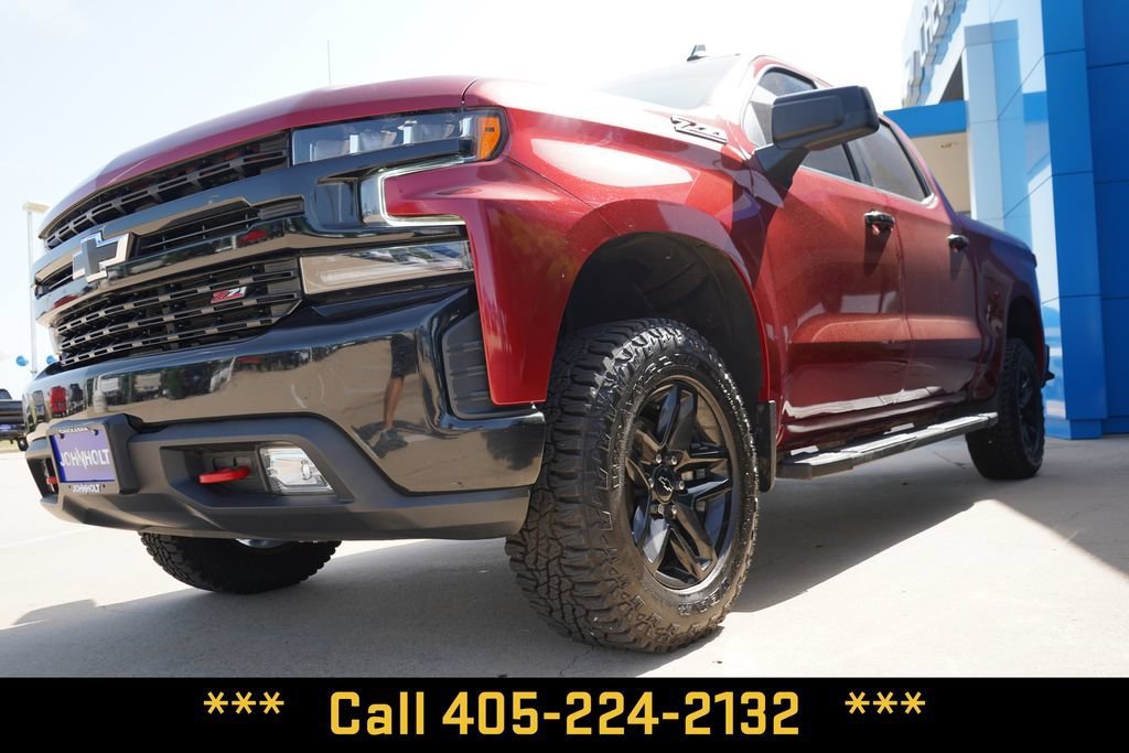 Used 2021 CHERRY RED TINTCOAT Chevrolet LT Trail Boss image 4