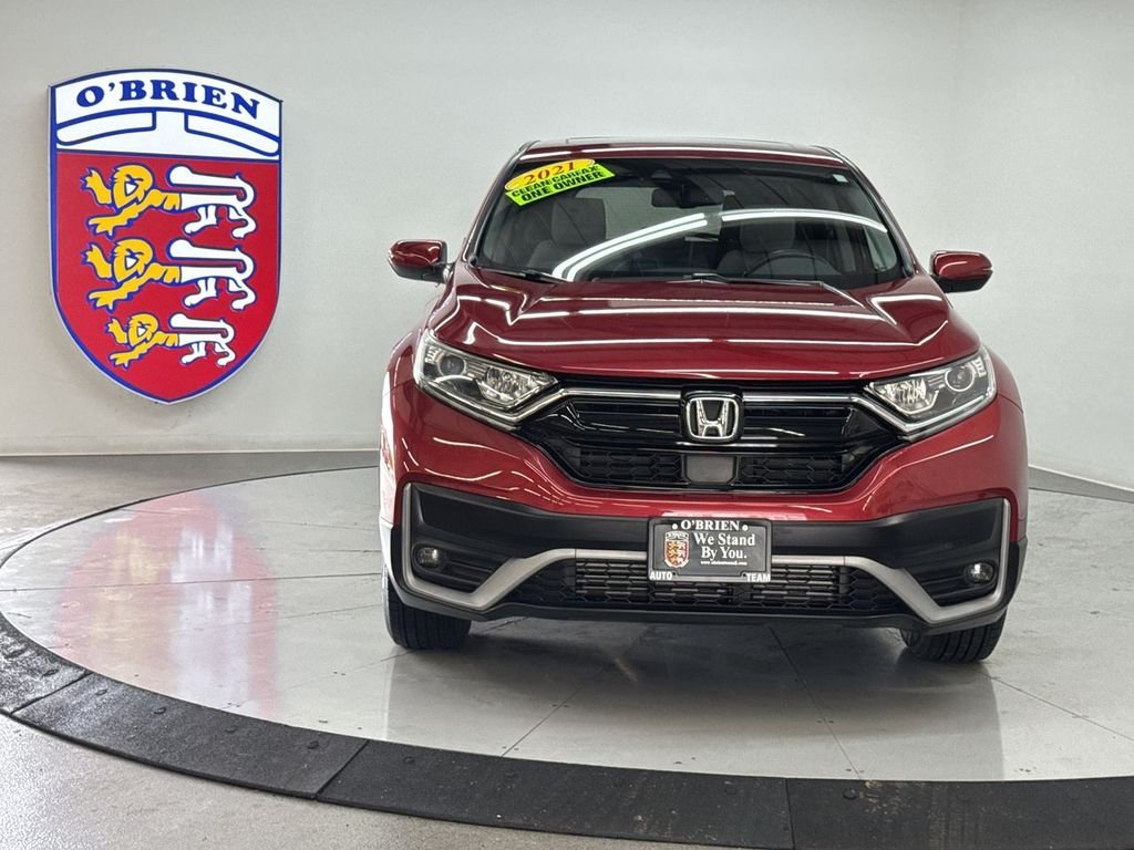 Used 2021 Radiant Red Metallic Honda AWD EX-L image 10