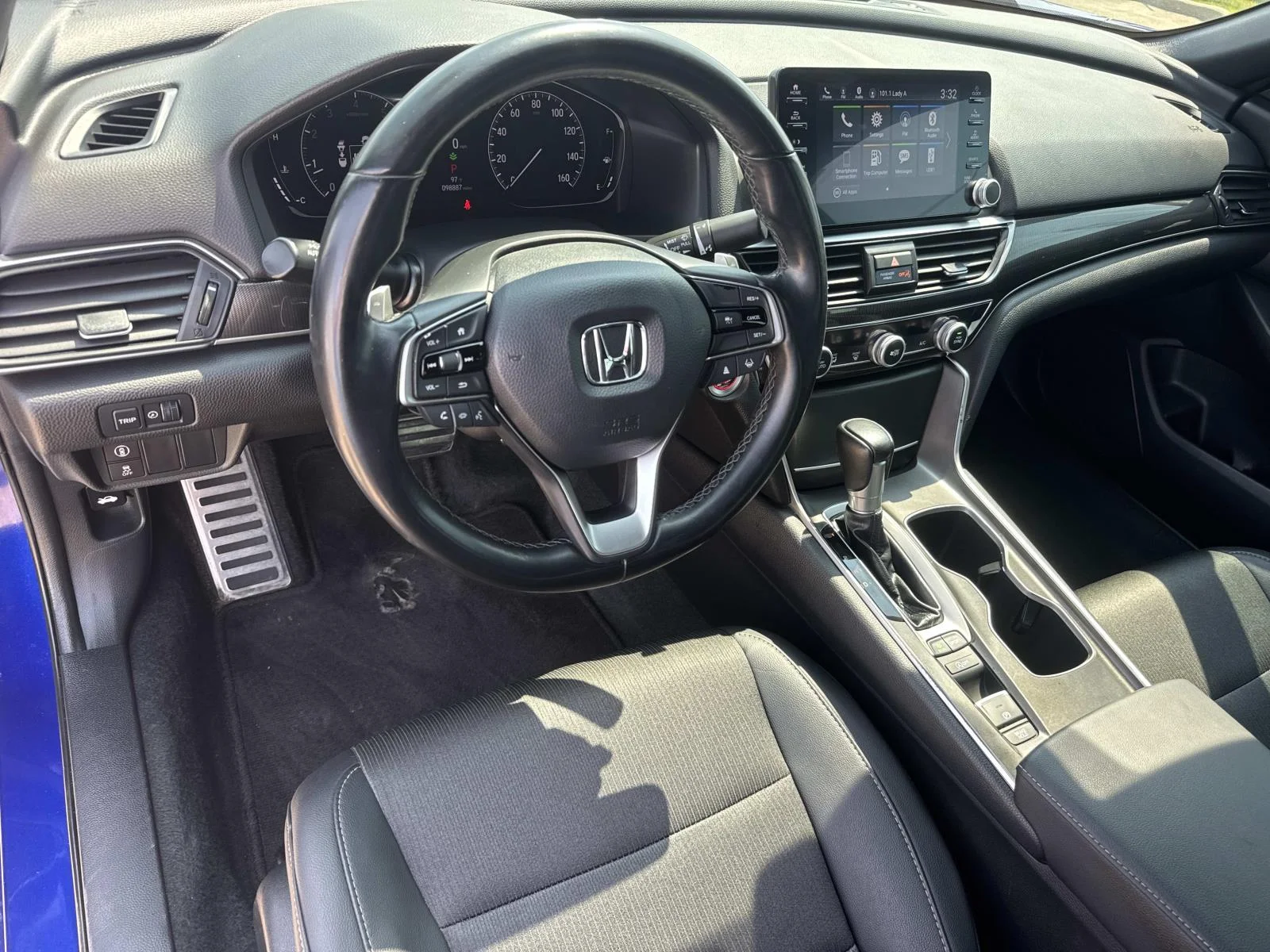Used 2021 Blue Honda Sport 1.5T CVT image 17