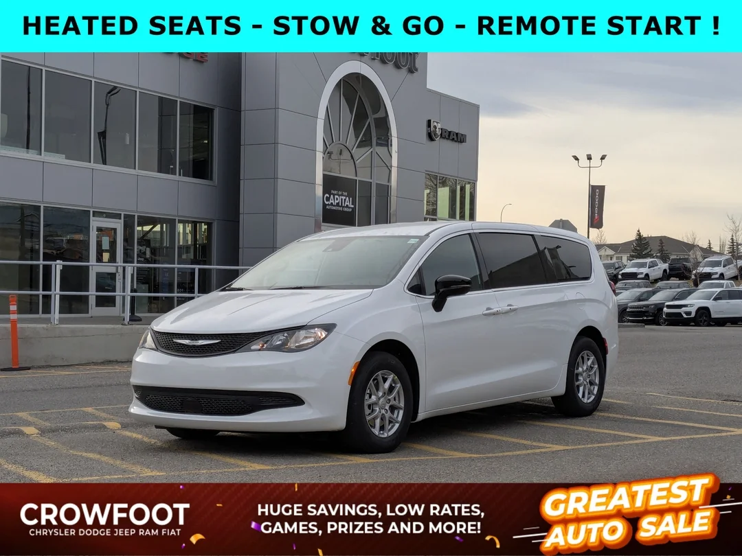 New 2026 White Chrysler SXT - - FWD - Power Liftgate - Power Sliding Doors - Leather & More! image 1