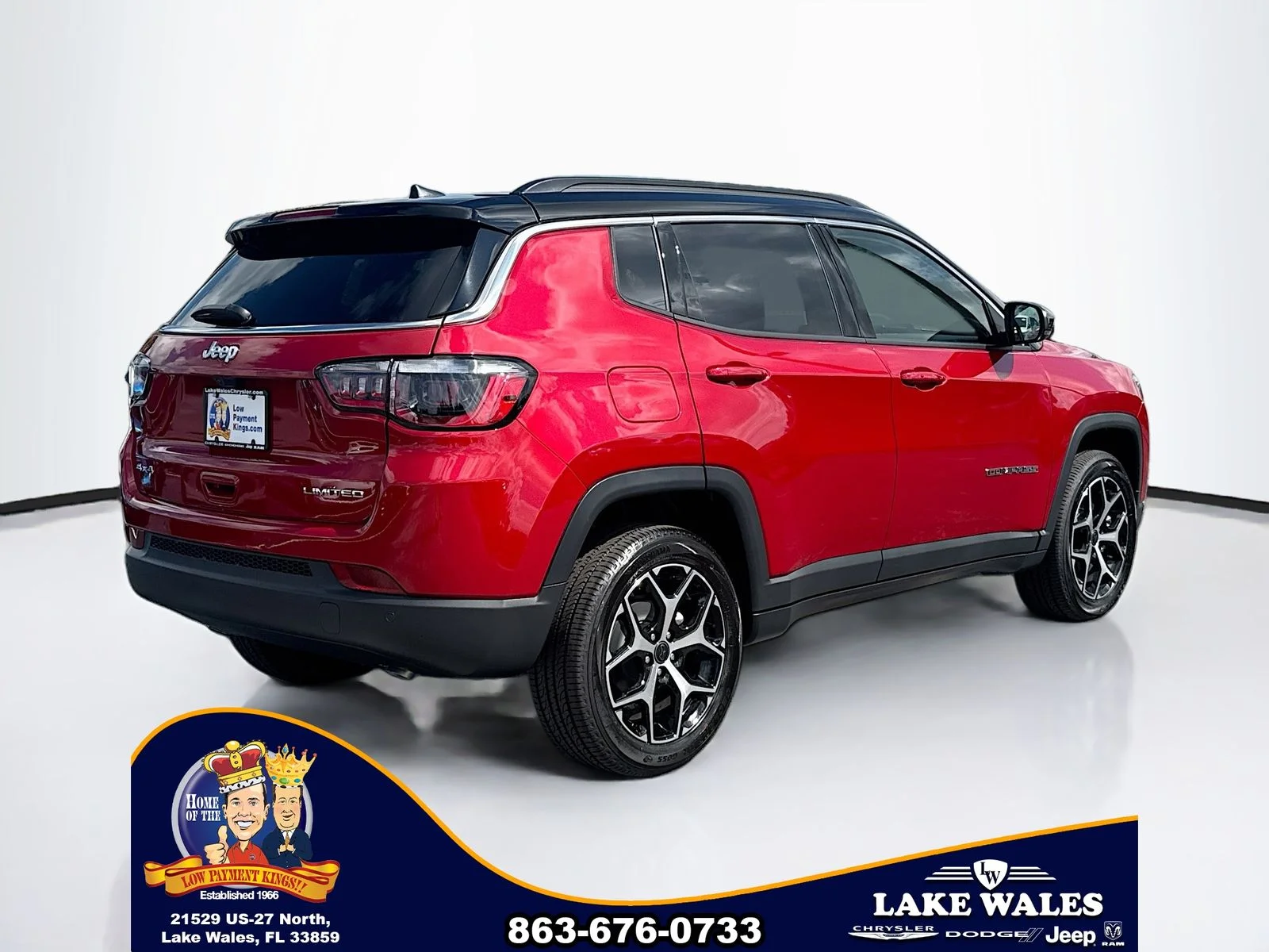 New 2026 Red Hot Pearl-Coat Exterior Paint Jeep Limited image 6