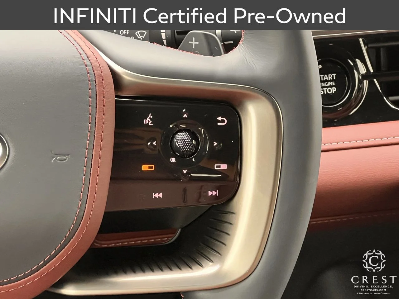 Certified Used 2026 Dynamic Metal Black Obsidian INFINITI AUTOGRAPH image 16