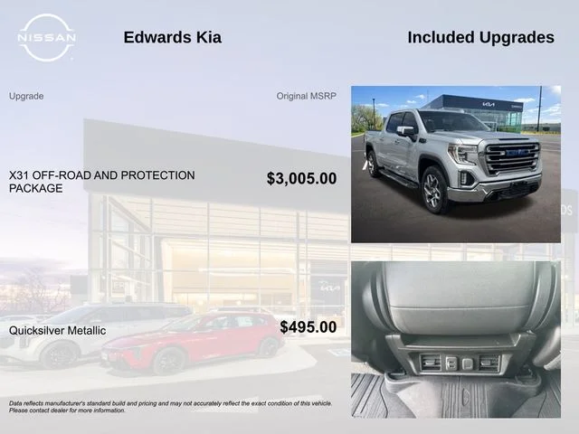 Used 2021 Silver GMC SLT image 4