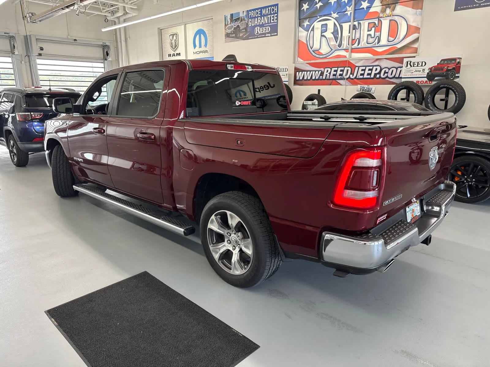 Used 2024 Delmonico Red Pearlcoat Ram Laramie image 6
