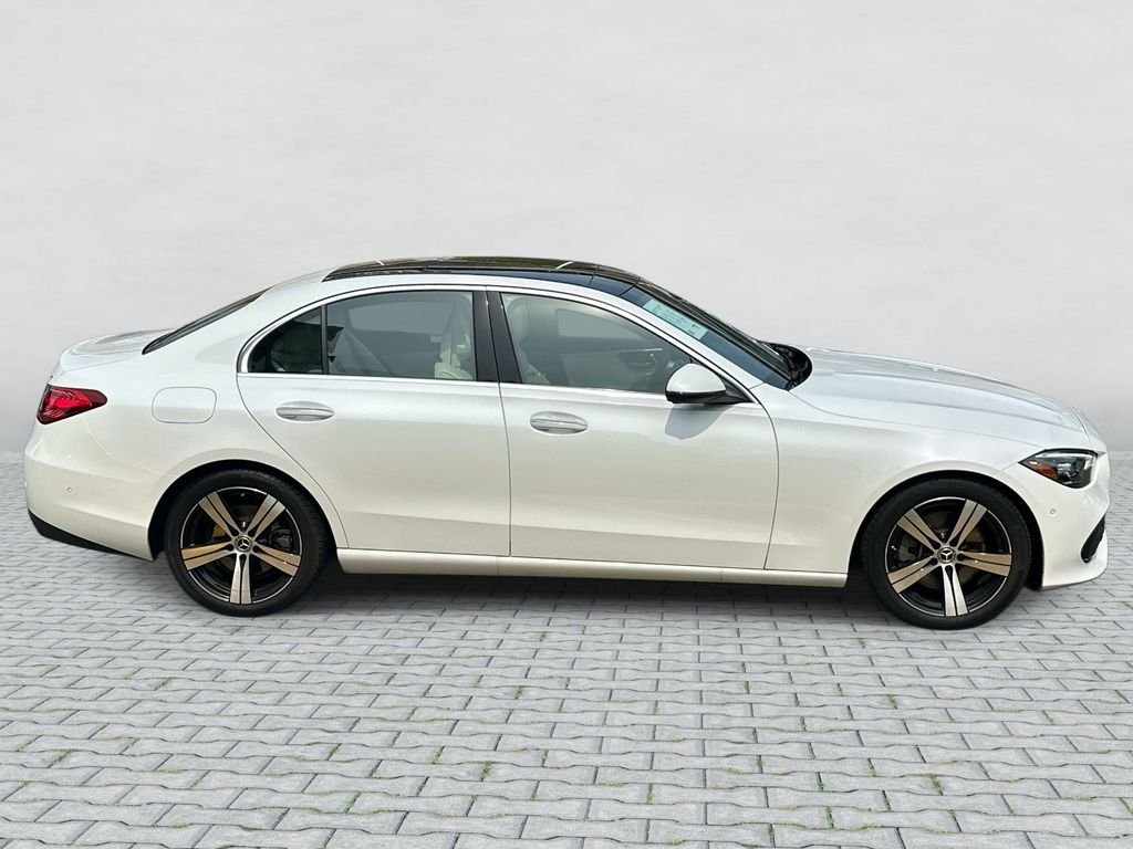 Certified Used 2024 MANUFAKTUR Moonlight White Metallic Mercedes-Benz C 300 image 4
