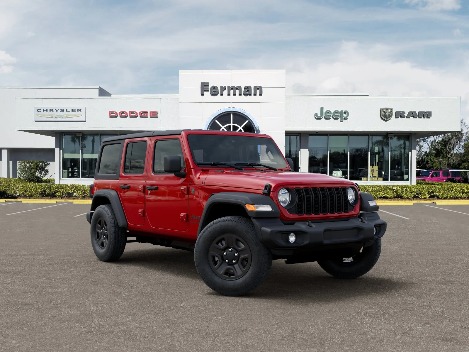 New 2026 Firecracker Red Clear-Coat Exterior Paint Jeep Sport image 35
