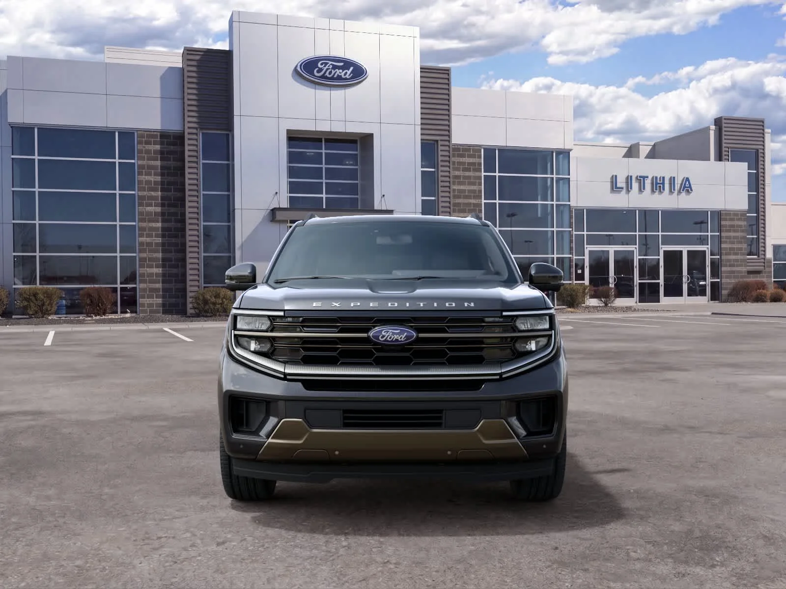 New 2027 Dark Matter Gray Metallic Ford King Ranch® image 3